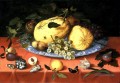 Fruit Nature morte aux coquilles Ambrosius Bosschaert